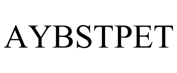 Trademark Logo AYBSTPET