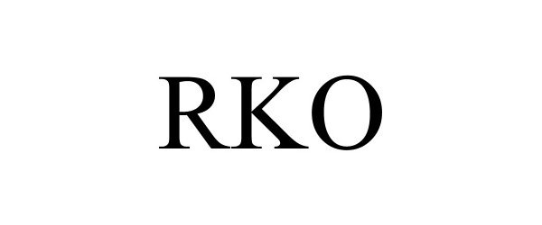 Trademark Logo RKO