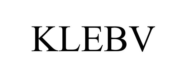 Trademark Logo KLEBV