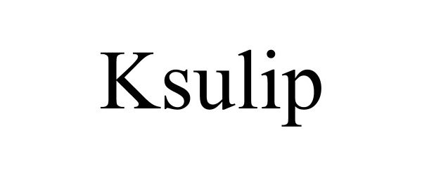  KSULIP