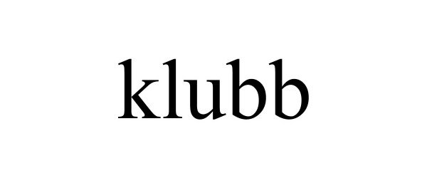 Trademark Logo KLUBB