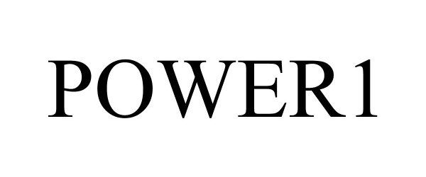 Trademark Logo POWER1