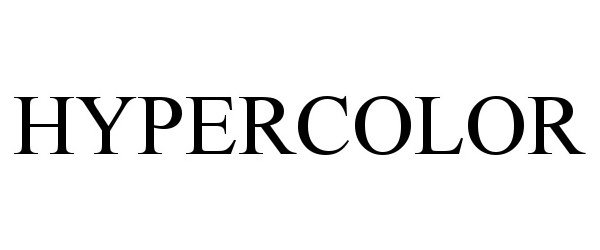 Trademark Logo HYPERCOLOR