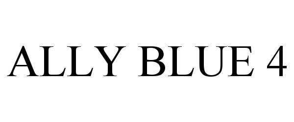 Trademark Logo ALLY BLUE 4
