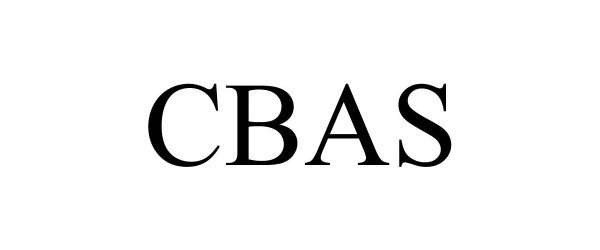 Trademark Logo CBAS