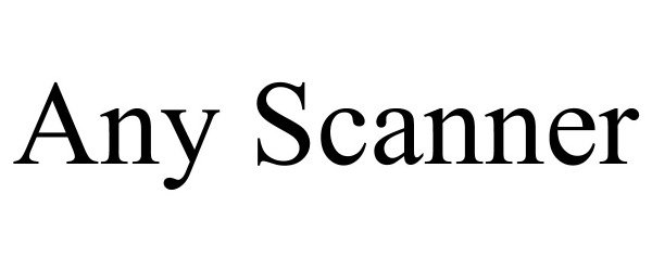 Trademark Logo ANY SCANNER