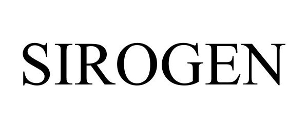 Trademark Logo SIROGEN