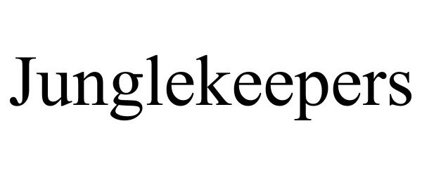 Trademark Logo JUNGLEKEEPERS