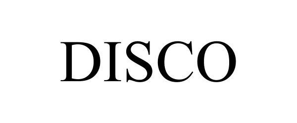 Trademark Logo DISCO