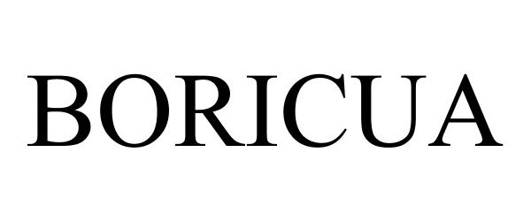 Trademark Logo BORICUA