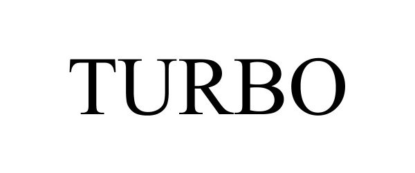 Trademark Logo TURBO