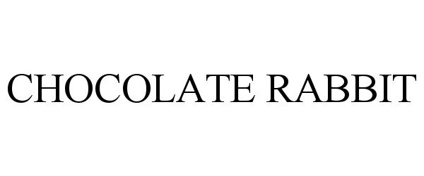 Trademark Logo CHOCOLATE RABBIT