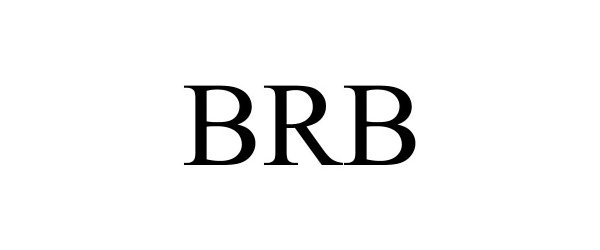 Trademark Logo BRB
