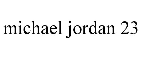 Trademark Logo MICHAEL JORDAN 23