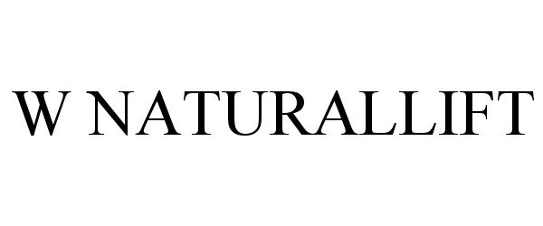 Trademark Logo W NATURALLIFT