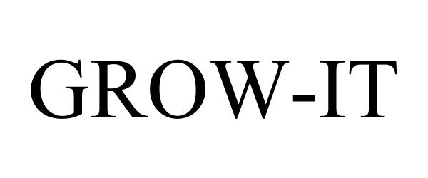 Trademark Logo GROW-IT