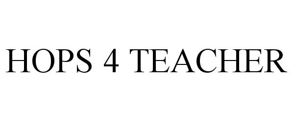  HOPS 4 TEACHER