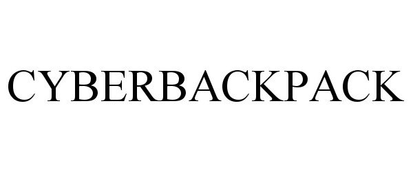 Trademark Logo CYBERBACKPACK