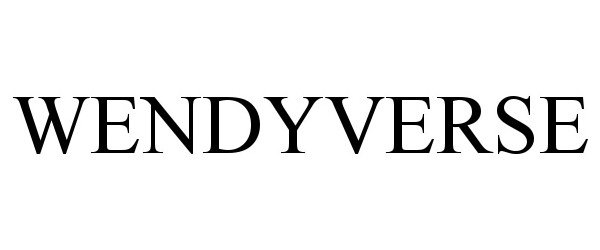 Trademark Logo WENDYVERSE