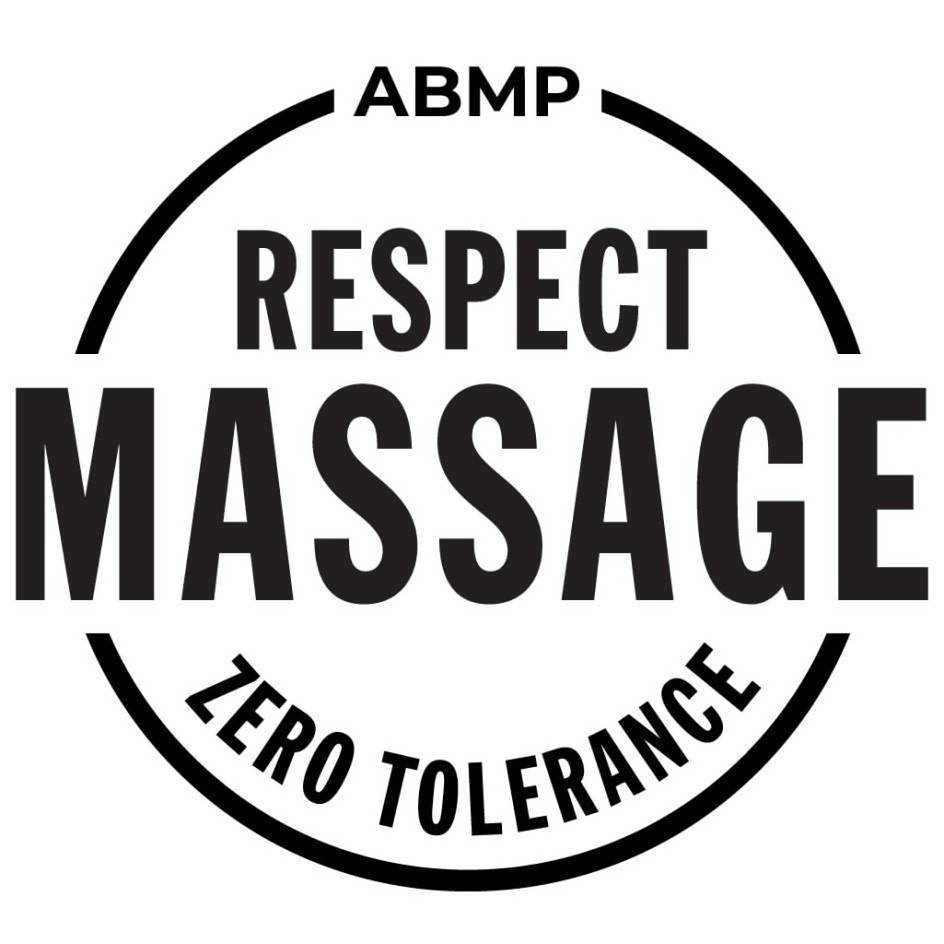 Trademark Logo ABMP RESPECT MASSAGE ZERO TOLERANCE