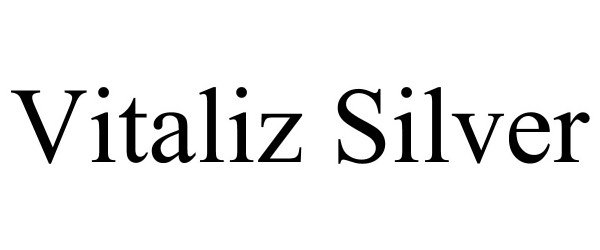 Trademark Logo VITALIZ SILVER