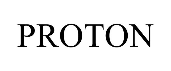 Trademark Logo PROTON