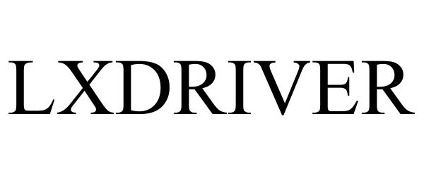 Trademark Logo LXDRIVER