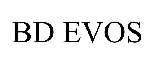 Trademark Logo BD EVOS