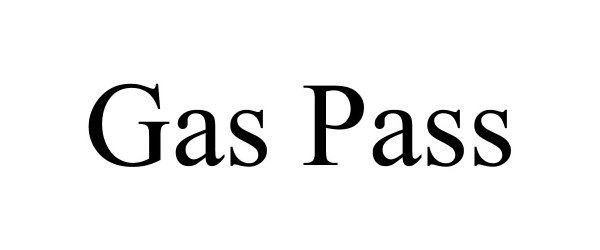 Trademark Logo GAS PASS