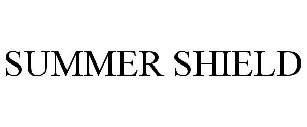 Trademark Logo SUMMER SHIELD