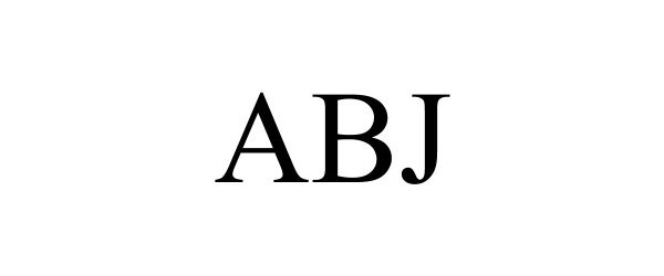 Trademark Logo ABJ