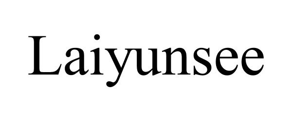 Trademark Logo LAIYUNSEE