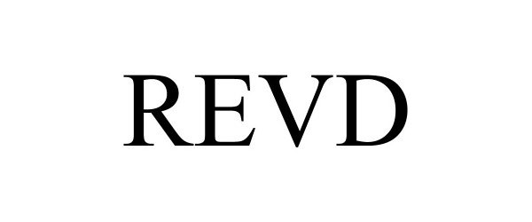 Trademark Logo REVD