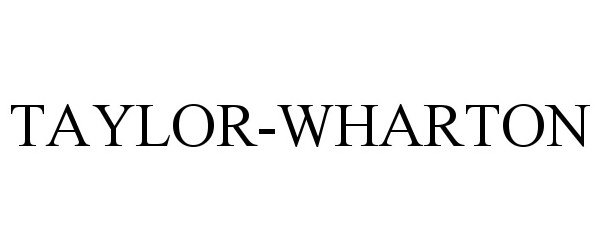Trademark Logo TAYLOR-WHARTON