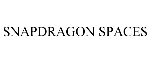 Trademark Logo SNAPDRAGON SPACES