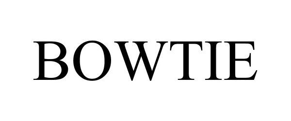 Trademark Logo BOWTIE