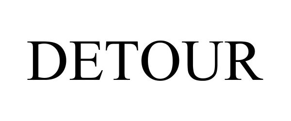 Trademark Logo DETOUR