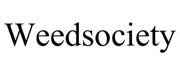 Trademark Logo WEEDSOCIETY