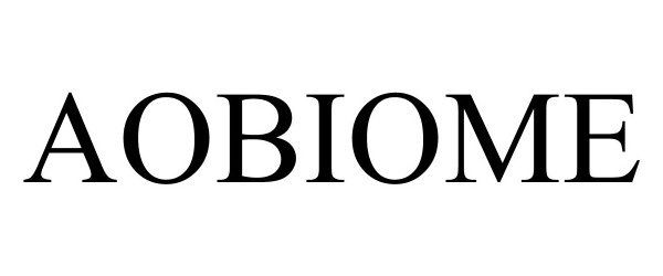 Trademark Logo AOBIOME