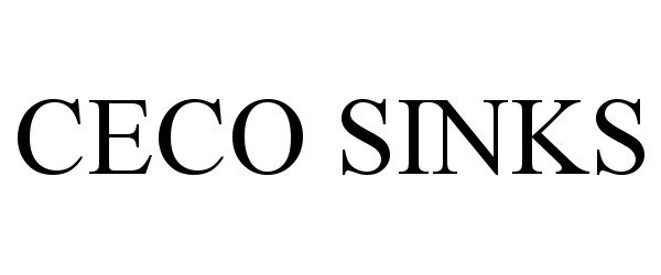 Trademark Logo CECO SINKS