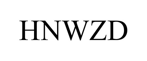 Trademark Logo HNWZD