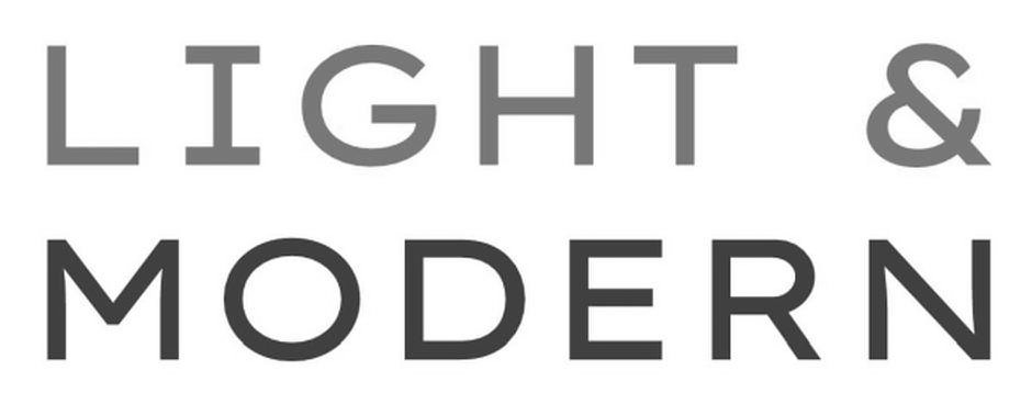 Trademark Logo LIGHT &amp; MODERN