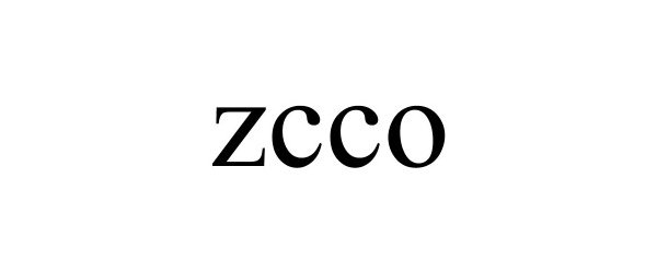 Trademark Logo ZCCO