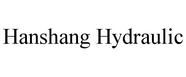  HANSHANG HYDRAULIC
