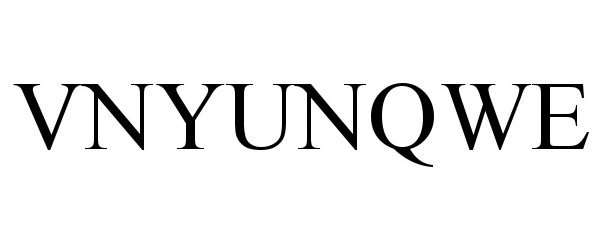 Trademark Logo VNYUNQWE