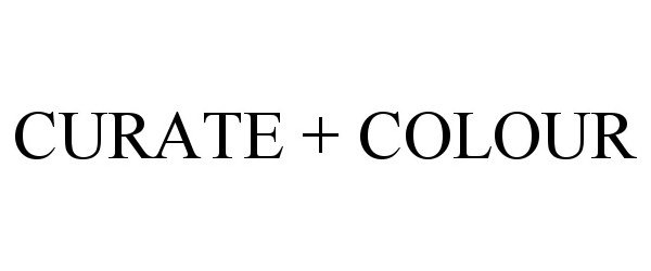 Trademark Logo CURATE + COLOUR
