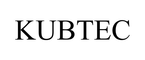 Trademark Logo KUBTEC