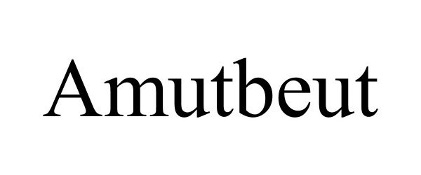 Trademark Logo AMUTBEUT