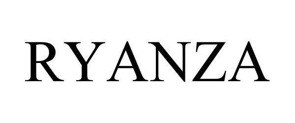 Trademark Logo RYANZA