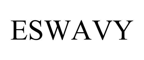 Trademark Logo ESWAVY